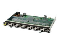 HPE Aruba 6400 48-port HPE Smart Rate 1/2.5/5GbE Class 6 PoE and 4-port SFP56 v2 Module - Switch - L3 - 48 x 1/2.5G/5G (PoE) + 4 x 50 Gigabit Ethernet SFP56 - rackmonterbar - PoE - for P/N: R0X27C, R0X38C, R0X39C, R0X40C, R0X41C, R0X42C, R0X43C R0X41C