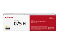 Canon 075 H - Høykapasitets - gul - original - boks - tonerpatron - for imageCLASS LBP646Cdw, LBP647Cdw, MF662Cdw, MF663Cdw, MF665Cdw 6366C002
