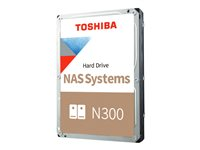 Toshiba N300 NAS HDWG51CUZSVA - Harddisk - 12 TB - intern - 3.5" - SATA 6Gb/s - 7200 rpm - buffer: 512 MB HDWG51CUZSVA