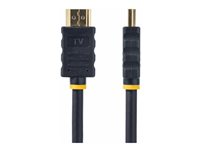 StarTech.com 5m (15 ft) Active High Speed HDMI Cable - Ultra HD 4k x 2k HDMI Cable - HDMI to HDMI M/M - 1080p - Audio Video Gold-Plated (HDMM5MA) - HDMI-kabel - HDMI hann til HDMI hann - 5 m - dobbeltisolert - svart HDMM5MA