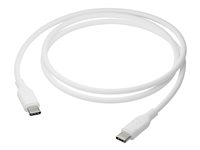 dbramante1928 re-charge - USB-kabel - 24 pin USB-C (hann) til 24 pin USB-C (hann) - USB 2.0 - 1.2 m - USB Power Delivery (12W), 100 % resirkulert plast CB12CCWH4277